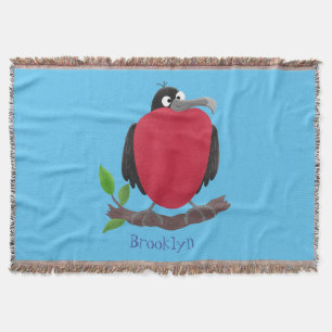 Funny herrlicher Fregatte Vogel Cartoon Decke