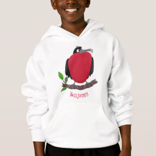Funny herrlicher Fregatte Vogel Cartoon Hoodie