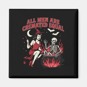 Funny Hexe alle Männer sind gleich feministisch Ha Magnet