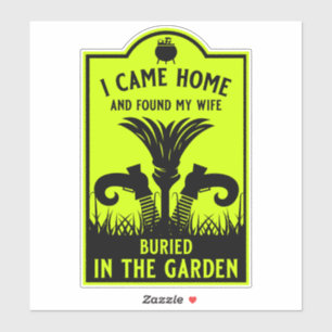 Funny Hexe Ehefrau Aufkleber