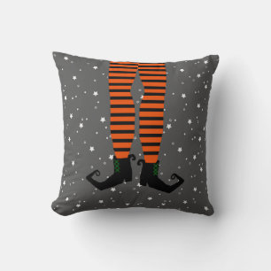 Funny Hexe Legs Pillow Kissen