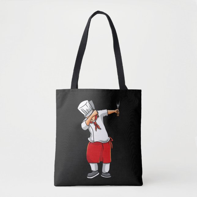 Funny Hibachi Koch Japanischer Koch Lago Tasche (Vorderseite)