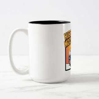 Funny Hibernation Mode Cat Winter Cozy Coffee Zweifarbige Tasse