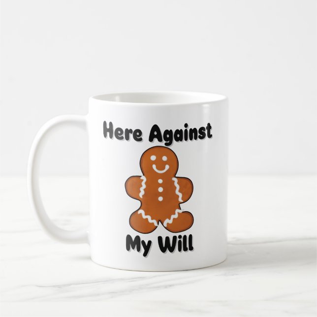 Funny hier gegen meinen Wild Gingerbrot Mann Kaffeetasse (Links)