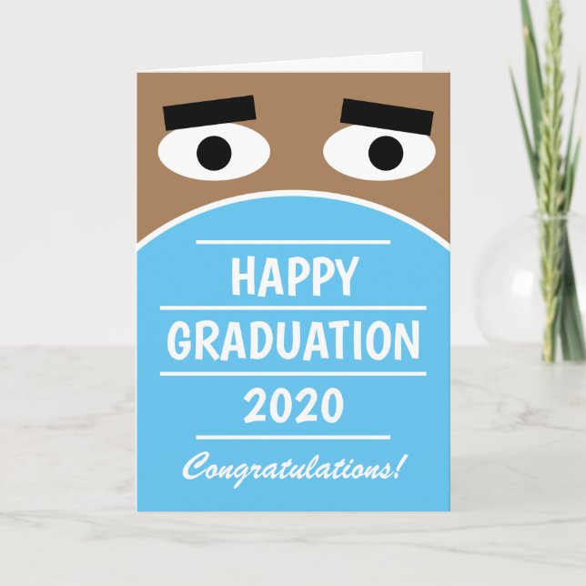 Funny High School Graduate Class of 2023 Gesichtsm Karte (Vorderseite)