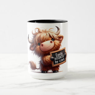 Funny Highland Kuh bei Police Dept. Tasse