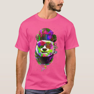 Funny Hip Hop Colorful Watercolor Edm Weed Gangs T-Shirt