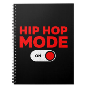 Funny Hip Hop Design für Männer Frauen 90er Hip Ho Notizblock