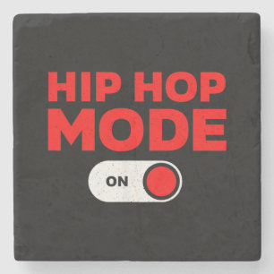 Funny Hip Hop Design für Männer Frauen 90er Hip Ho Steinuntersetzer