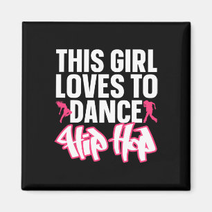 Funny Hip Hop Tanzen Kunst für Kinder Girls Angesa Magnet
