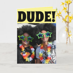 FUNNY HIPPIE BIRTHDAY CARD FÜR IHN KARTE