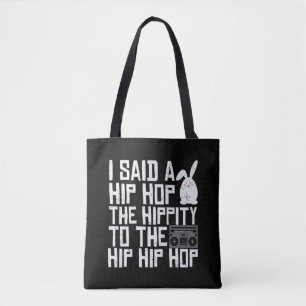 Funny Hippity Hop Ostertote Tasche