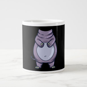 Funny Hippo Body Kopfloses Halloween Mammalkostüm Jumbo-Tasse