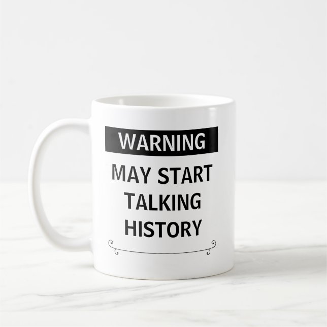 Funny History Teacher Gift Kaffeetasse (Links)