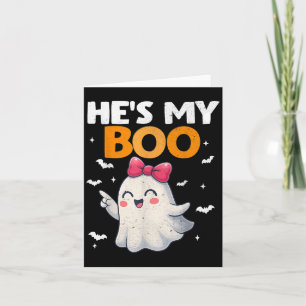 Funny Hmy Boo Couple Ghost Halloween Kostüme W Karte