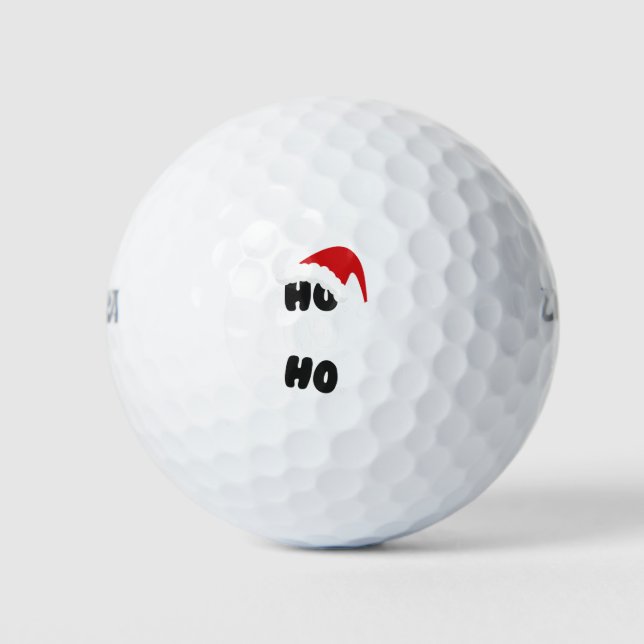 Funny Ho Ho Ho Weihnachtsgeschenk Golfball (Vorderseite)