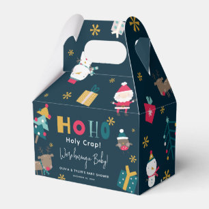 Funny 'Ho Ho Holy Crap' Weihnachtsdusche Geschenkschachtel