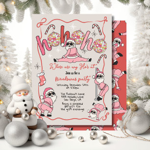 Funny Ho Ho Ho's Friendsmas Adult Weihnachts-Party Einladung