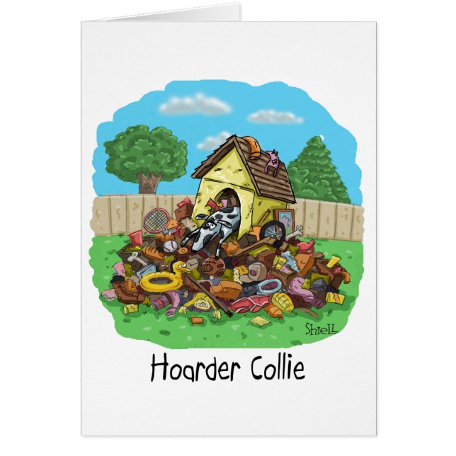 Funny Hoarder Collie Dog Lover Geschenk (Vorne)
