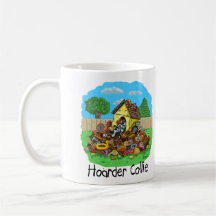Funny Hoarder Collie Dog Lover Geschenk Kaffeetasse