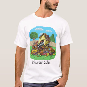 Funny Hoarder Collie Dog Lover Geschenk T-Shirt