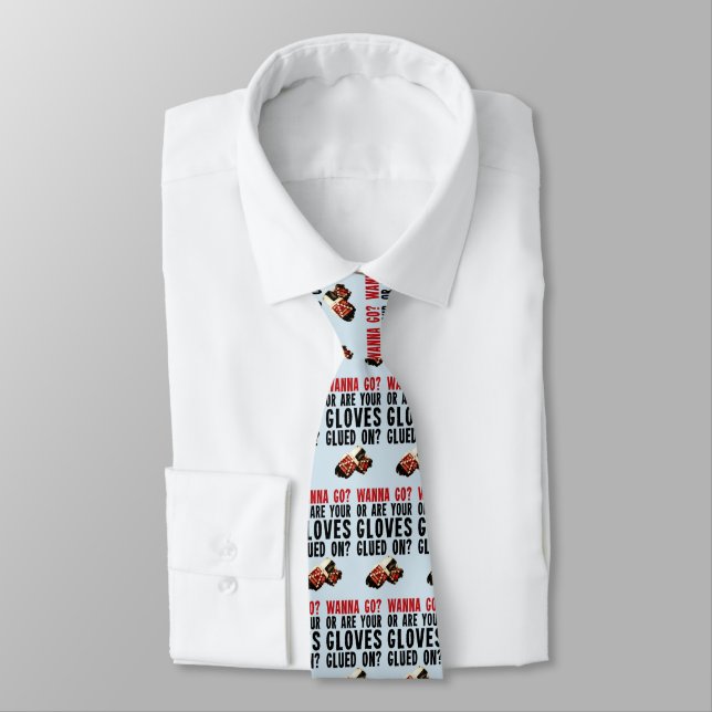 Funny Hockey Enforcer Neck Tie Krawatte (Gebunden)