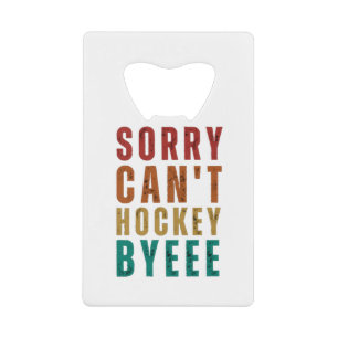 Funny Hockey Geldbeutel Flaschenöffner