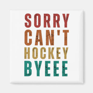 Funny Hockey Magnet