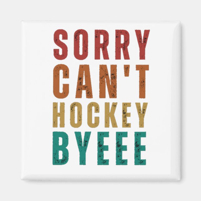 Funny Hockey Magnet (Vorne)