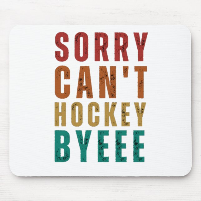 Funny Hockey Mousepad (Vorne)