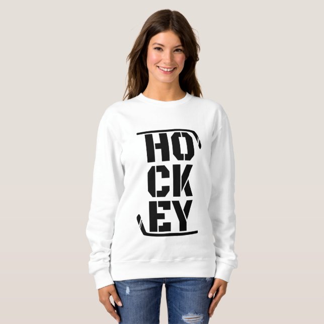 Funny Hockey Sweatshirt (Vorne ganz)