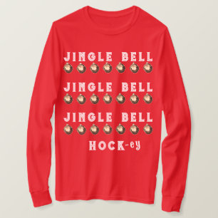 Funny Hockey Weihnachten T-Shirt