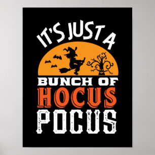 Funny Hocus Pocus Hexen Vintages Retro Halloween Poster