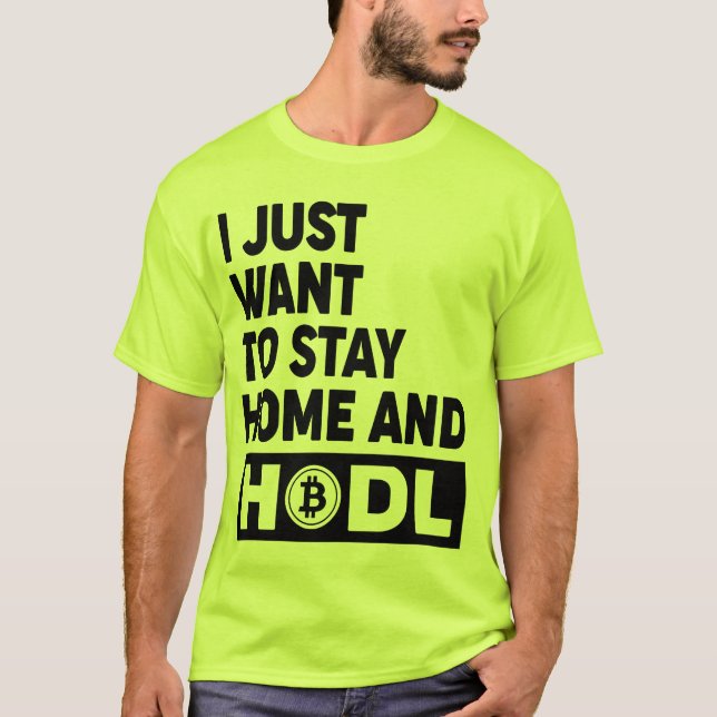 Funny Hodl Bitcoin Crypto Gift Shirt (beidseitig) (Vorderseite)