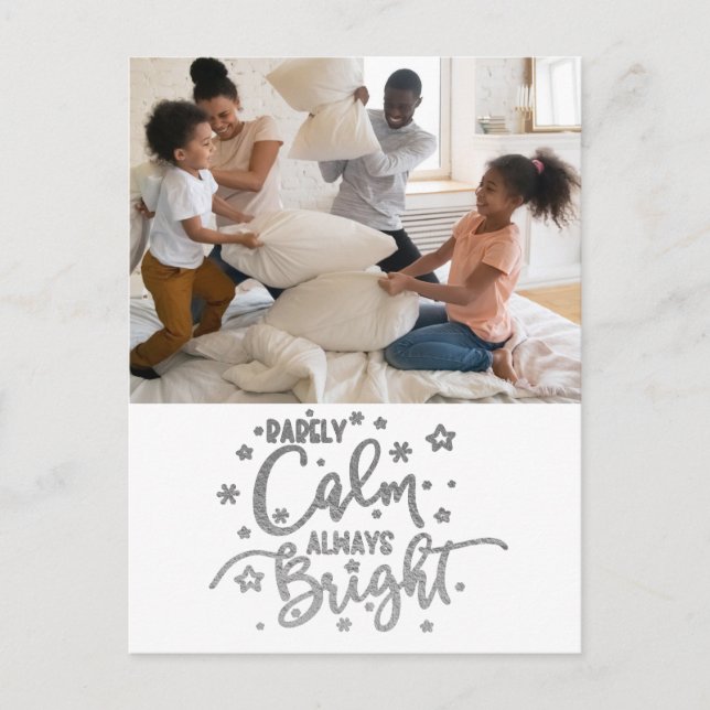 Funny Holiday 2 Photo Rarement Calme Carte postale (Devant)