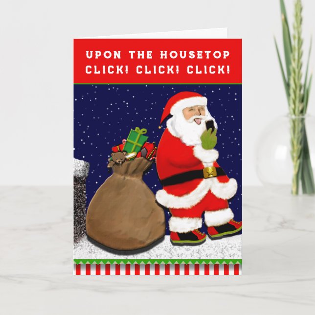 Funny Holiday Cards Feiertagskarte (Vorderseite)