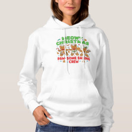Funny Holiday Cat Sweatshirt" Hoodie
