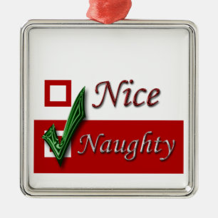 Funny Holiday Dekoration Schöne Liste Naughty