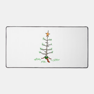 Funny Holiday Joke Sad Weihnachten Baum aussehen Schreibtischunterlage