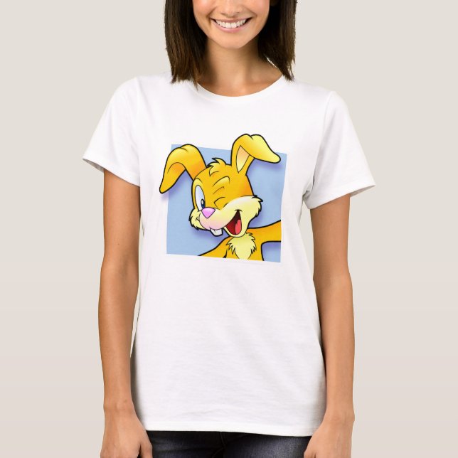 Funny Holiday Novelty FAPPY EASTER BUNNY T-Shirt (Vorderseite)