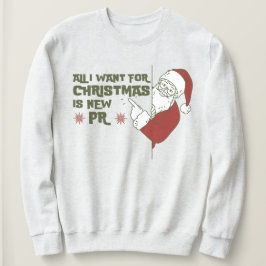Funny Holiday Runner Geschenk Weihnachten Laufen Sweatshirt