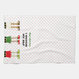 Funny Holiday Weihnachts-Party Elf Geschirrtuch