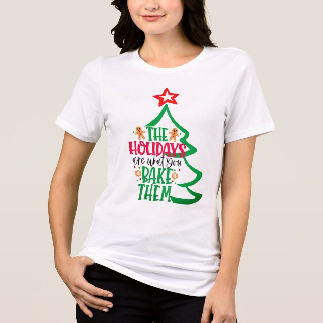 Funny Holidays sind das, was Sie lustige Weihnacht Tri-Blend Shirt (Vorderseite)