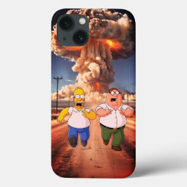 Funny Homer & Peter Nuklear Mushroom Cloud Case-Mate iPhone Hülle