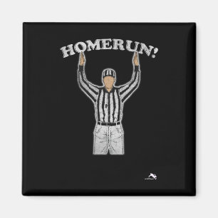 Funny Homerun Baseball Football Mash Up Magnet