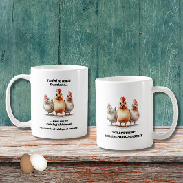 Funny Homeschool Chicken Kaffeetasse
