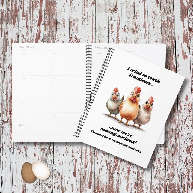 Funny Homeschool Chicken Planer (Von Creator hochgeladen)