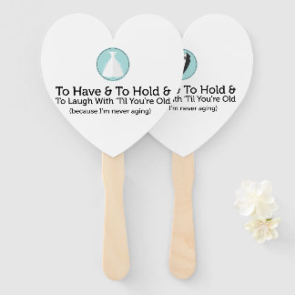 Funny Honey Wedding Vows Fächer