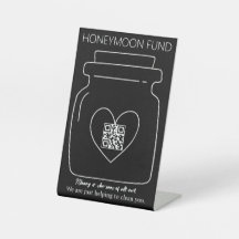 Funny Honeymoon Fond QR Code Digital Tipp Jar