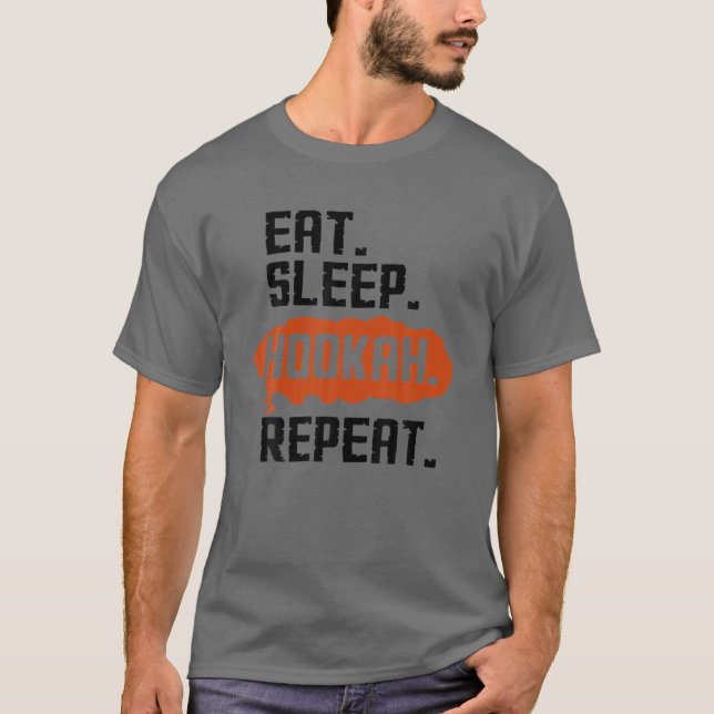 Funny Hookah Pipe Smoking Shisha Tobacco Smoker Vi T-Shirt (Vorderseite)